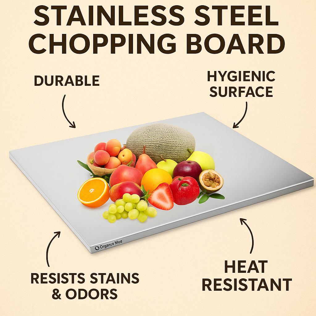 ChopX™ Stainless Steel Chopping Board