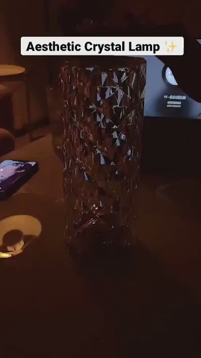 LumiGem™ Crystal Diamond Table Lamp (16 Colors)